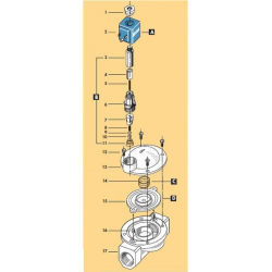 CEME 87 mágnesszelep 230V/AC 1/2" alaphelyzetben nyított